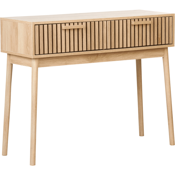 Beliani consola lynwood marrón claro