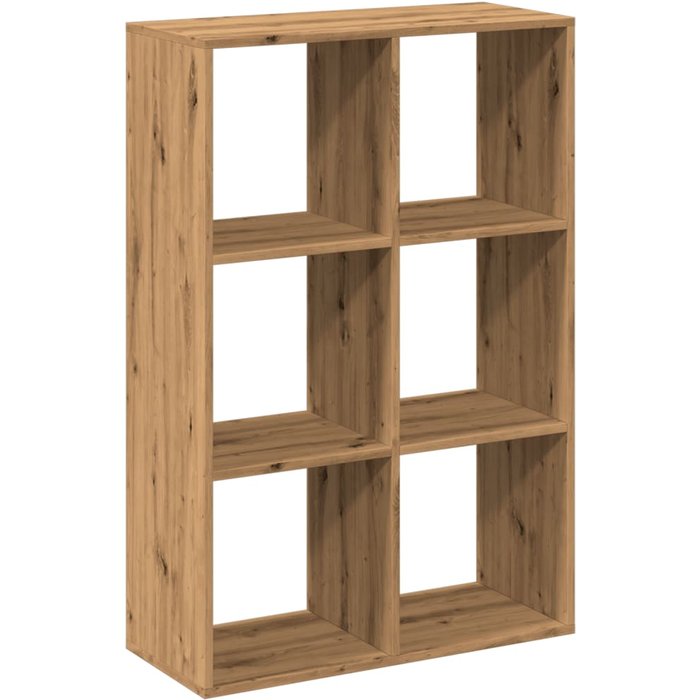 Librería divisora madera roble artisan 69,5x29x103,5 cm – comfortxl