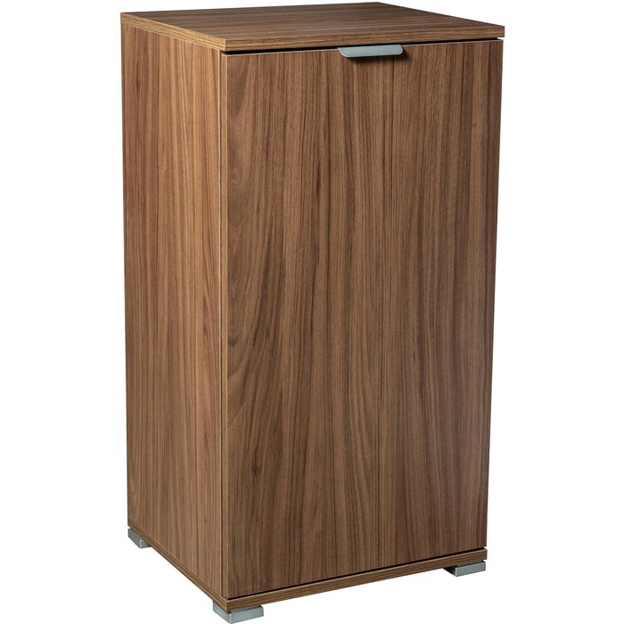 Classic line armario interior de 1 puerta en chapa laminada - color marrón