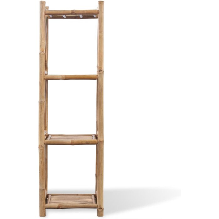 Estantería cuadrada de 4 niveles de bambú – comfortxl