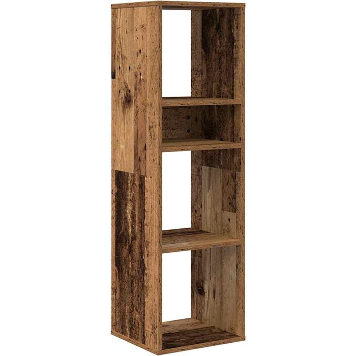 Estantería madera de ingeniería envejecida 34x31x112 cm – comfortxl