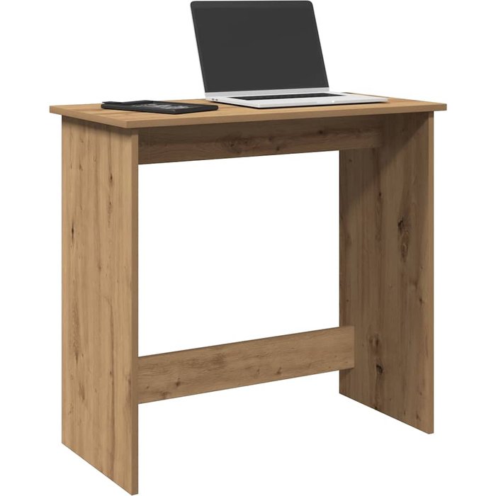 Maison exclusive - escritorio de madera de ingeniería roble artesano 80x40x75 cm