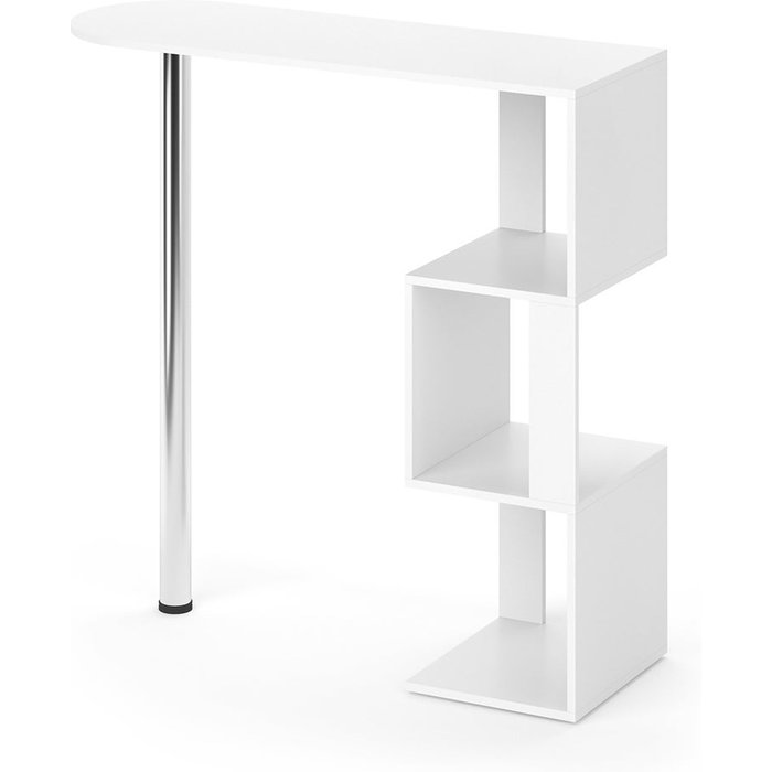 Vicco mesa de bar vincent, blanco, 113 x 39.8 cm