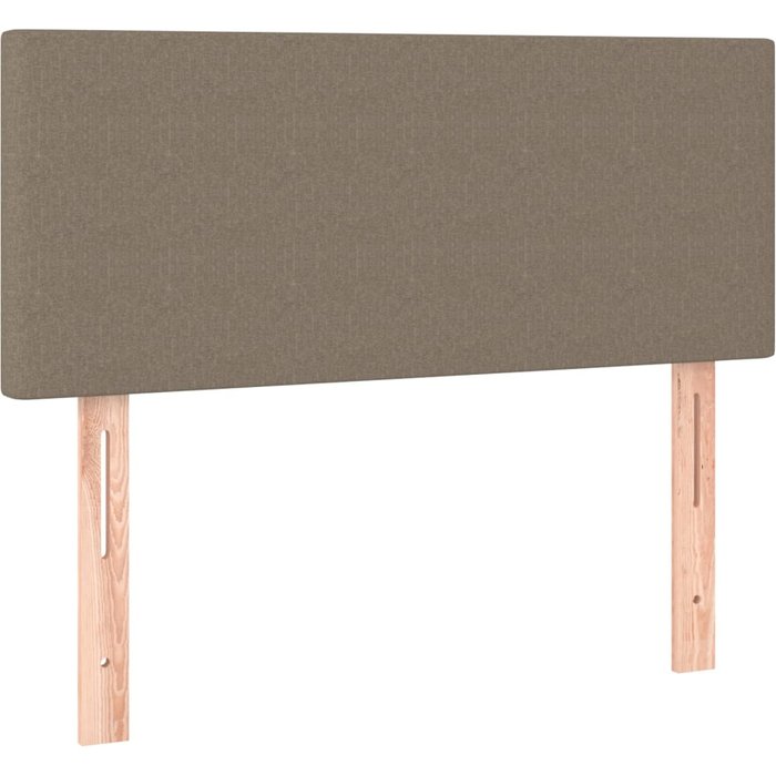 Cabecero de tela gris taupe 80x5x78/88 cm - comfortxl
