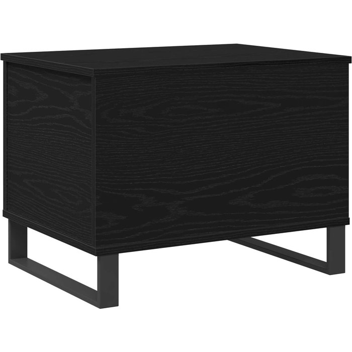 Maison exclusive - mesa de café roble negro 60 x 44,5 x 45 cm