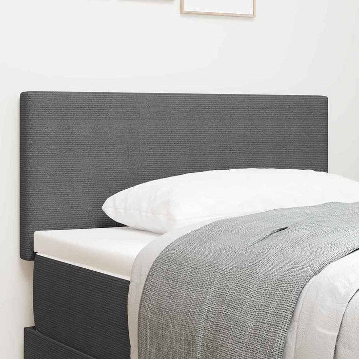 Maison exclusive - cabecero gris claro 100 cm tela de pana