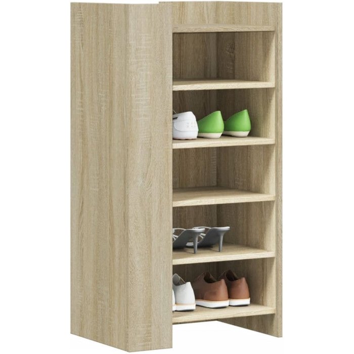 Vidaxl mueble zapatero madera ingeniería roble sonoma 52x37,5x100 cm