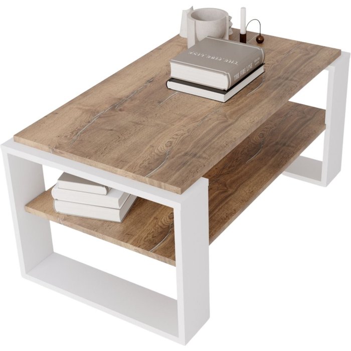 Table basse kaja96 moderne & stable pour le salon en matériau bois.