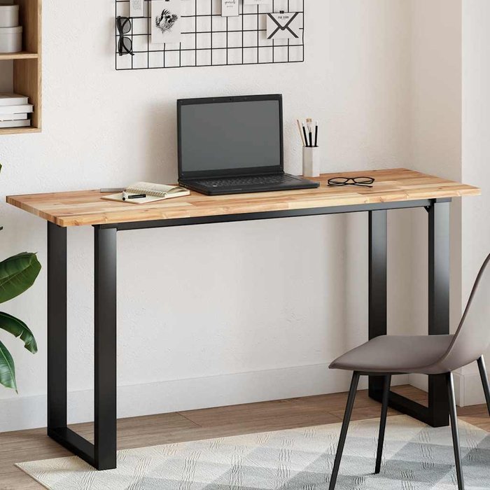 Tablero rectangular de madera maciza de acacia de 120x50x2 cm.