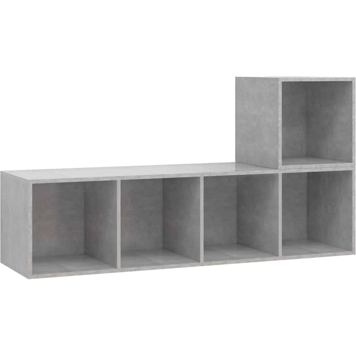 Set de muebles de salón 2 pzas madera ingeniería gris hormigón cfw33701