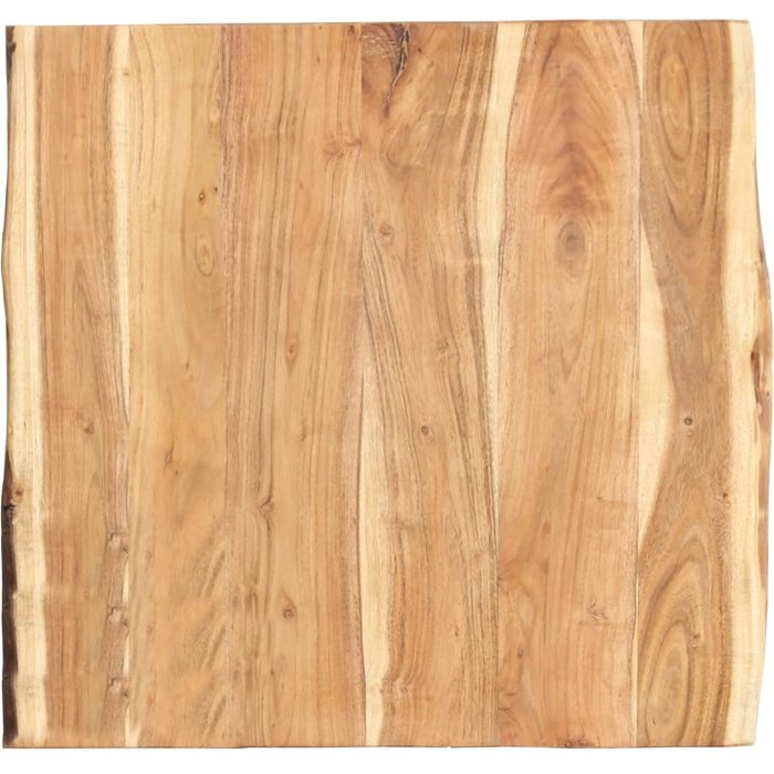 Superficie de mesa de madera maciza de acacia 58x(50-60)x3,8 cm