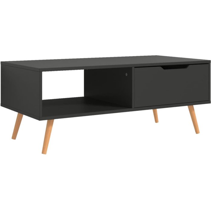 Mueble de tv madera de ingeniería gris 100x49,5x43 cm - comfortxl