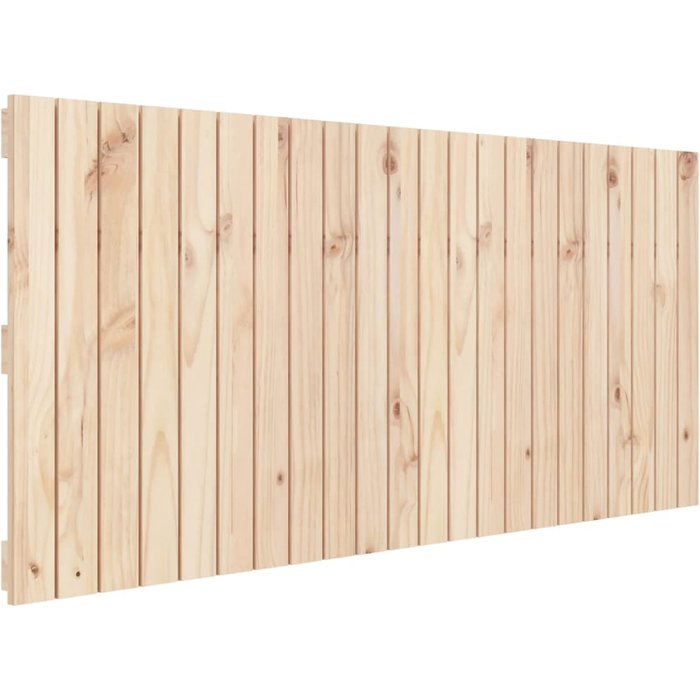 Cabecero de cama de pared madera maciza de pino 140x3x60 cm cfw7447142