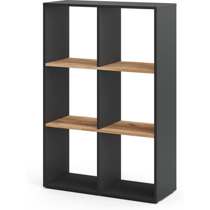 Vicco separador de ambientes karree, antracita/roble dorado, 72 x 107.8 cm