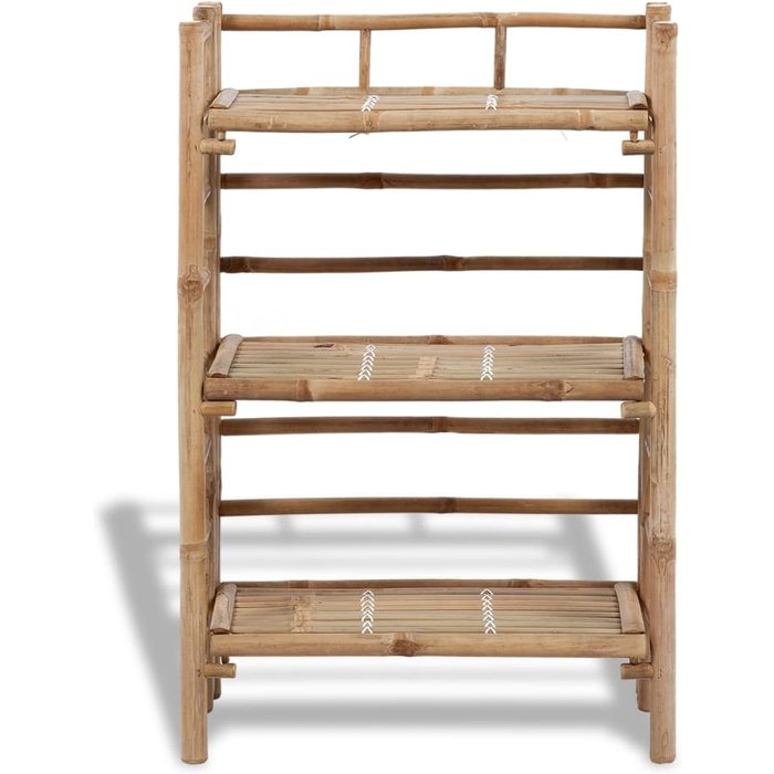 Estantería | librería divisora de bambú con 3 niveles para plantas cfw53967