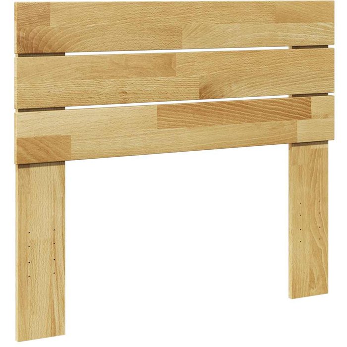 Cabecero de cama 75 cm madera maciza roble - comfortxl