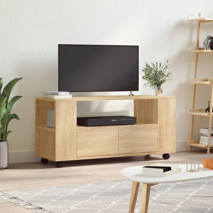 Vidaxl mueble para tv madera de ingeniería roble sonoma 102x34,5x43 cm