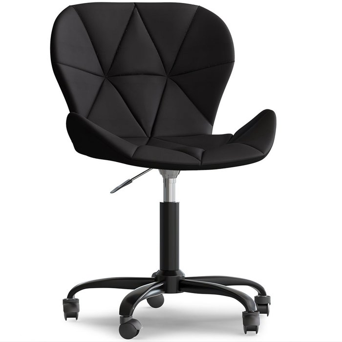 Silla de oficina tapizada de pu - winka estructura negra