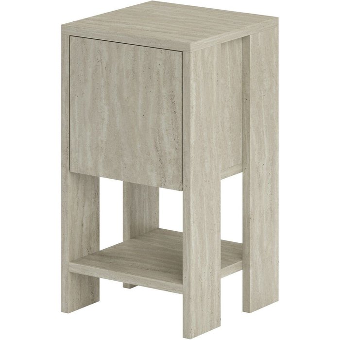 Mesita de noche 1 puerta abatible h55 cm - ema