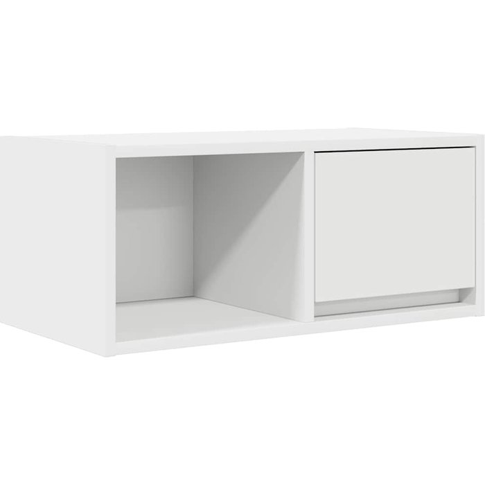Mueble tv de madera compuesta blanca 60x31x25,5 cm - comfortxl