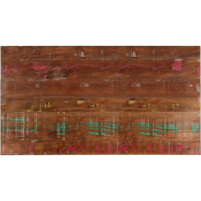 Tablero rectangular de 100x60x1,5 cm, madera maciza reciclada.