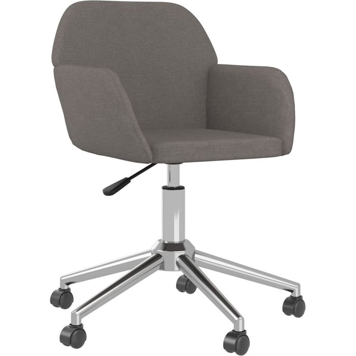 Silla de oficina | sillón oficina giratoria tela gris oscuro cfw55443