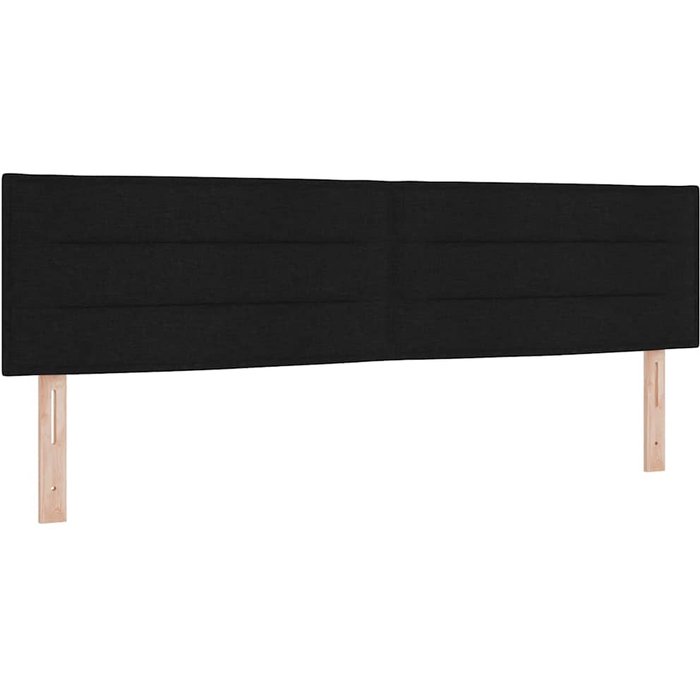 Cabecero cama - mueble cabecero negro 180 cm tela