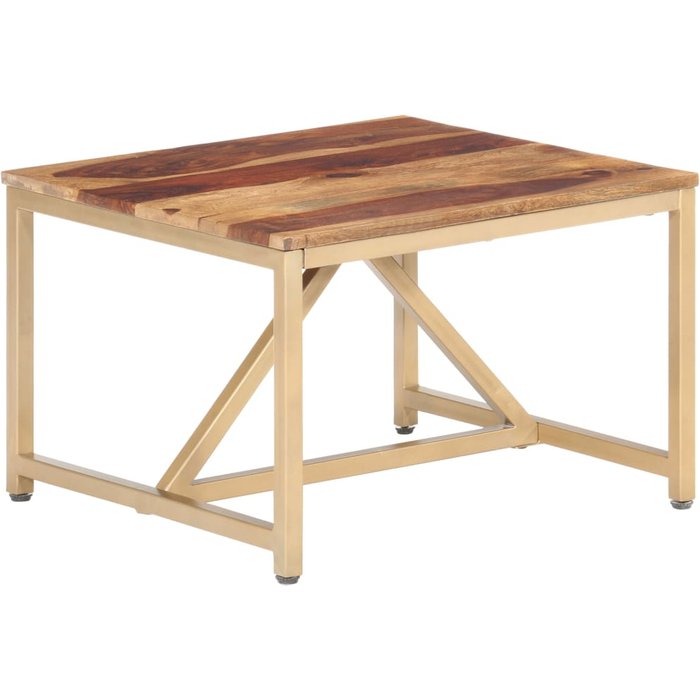 Mesa auxiliar 60x60x40 cm madera maciza