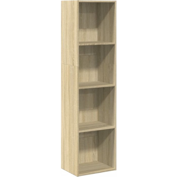 Estantería de madera de ingeniería roble sonoma 40x30x152 cm – comfortxl