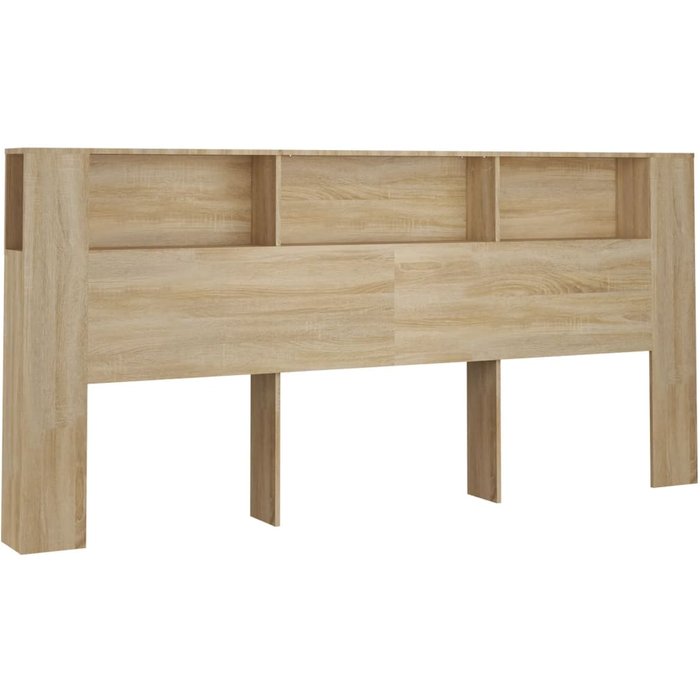 Cabecero cama mueble cabecero - color roble sonoma 220x18,5x104,5 cm