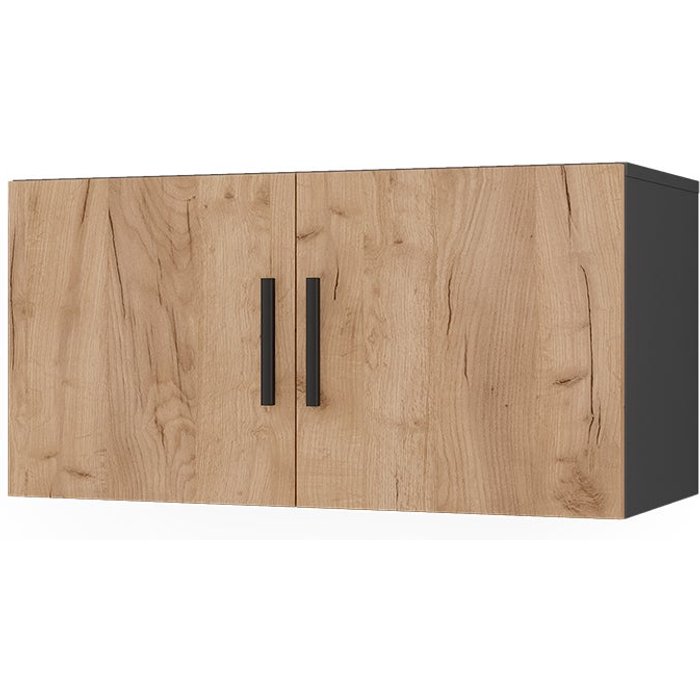 Vicco módulo adicional ingo, antracita/roble dorado, 80 x 40 cm con 2 puertas