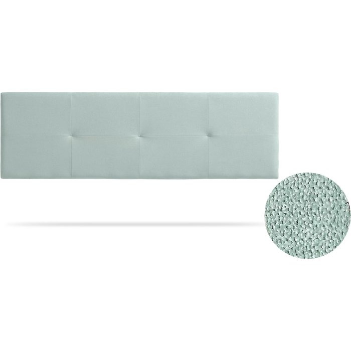 Cabecero tapizado altea acualine 115x50x5 cm - verde agua - moonia