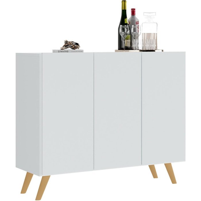 Aparador bufet 3 puertas blanco carey