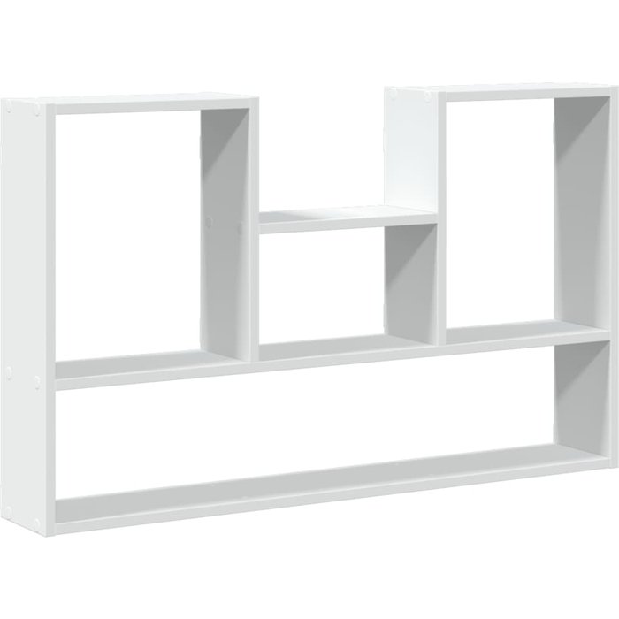 Estante de pared blanco 99x15x60 cm madera contrachapada