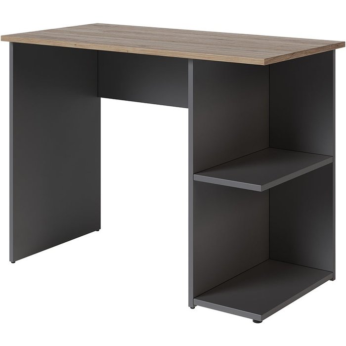 Vicco escritorio simple, antracita/artisan, 100 x 50 cm