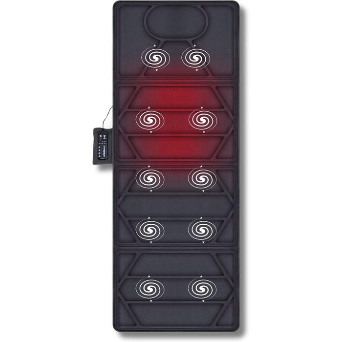 Colchoneta de masaje con calefacción y 10 motores de vibración ff