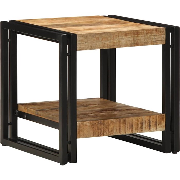 Mesa de café marrón 40 x 40 x 38 cm madera de mango maciza vidaxl