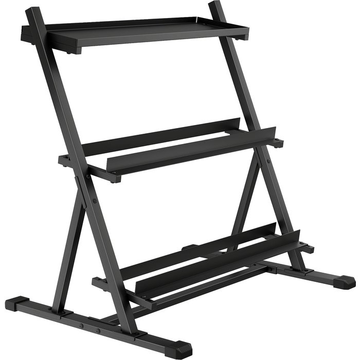 Soporte para mancuernas sportnow acero negro 88x66x88 cm