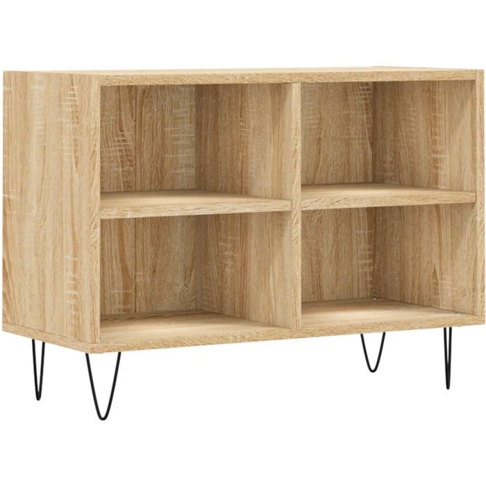 Mueble tv roble sonoma 69,5 x 30 x 50 cm madera contrachapada