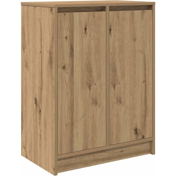 Zapatero artesanal de roble 57x34x76 cm madera de ingeniería - comfortxl