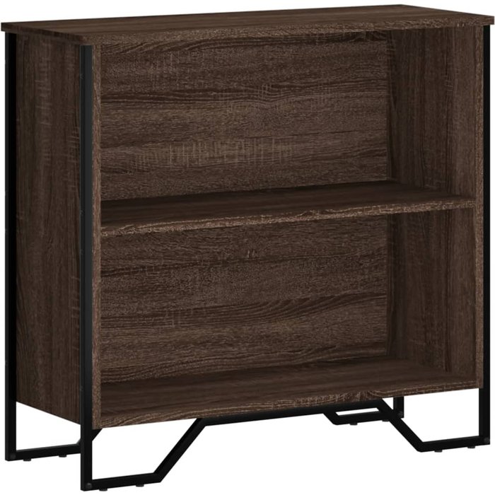 Estantería de madera de ingeniería marrón roble 80x31x74,5 cm – comfortxl