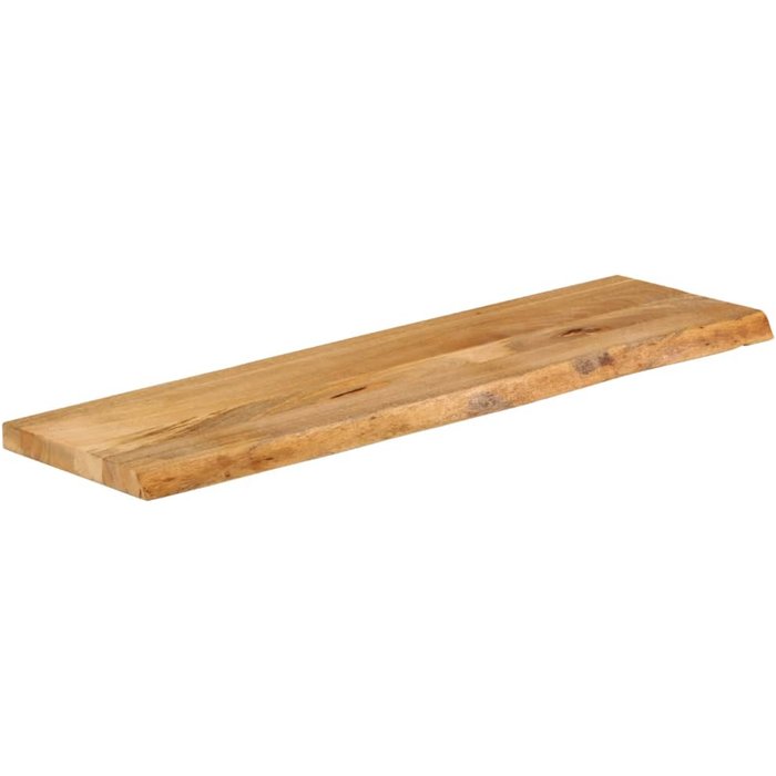 Tablero de mesa borde natural madera maciza mango 100x40x3,8 cm - comfortxl