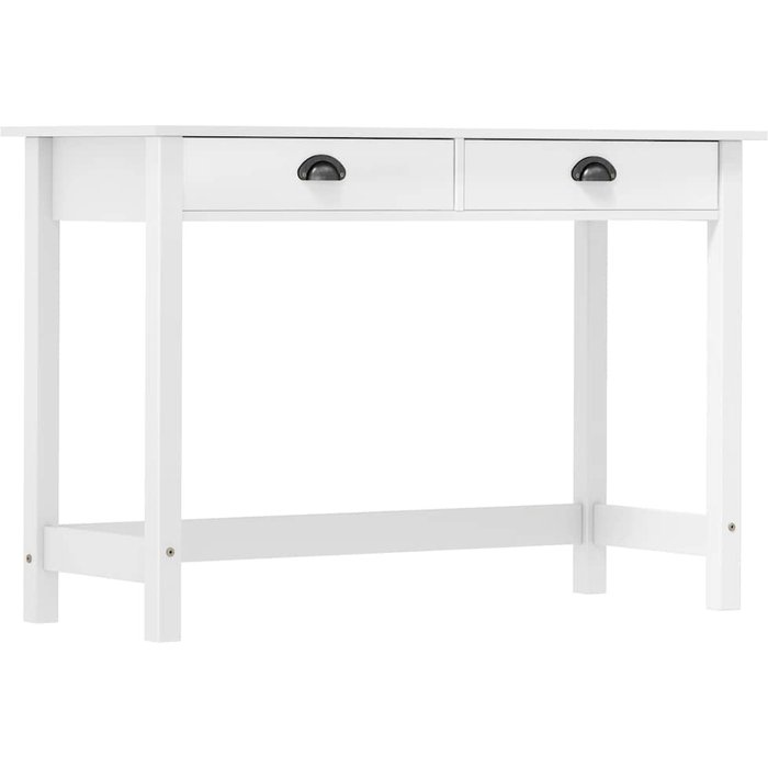 Consola hill con 2 cajones, 110x45x74 cm, madera maciza de pino.