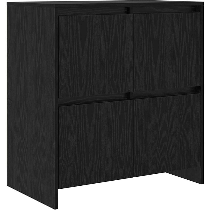 Vitrina | aparador roble negro 70 x 41 x 75 cm madera contrachapada