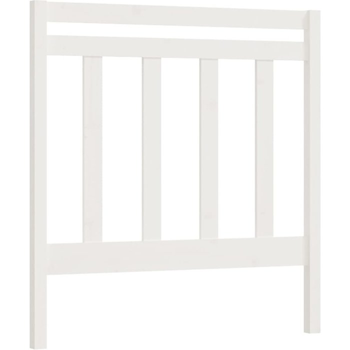 Cabecero de cama madera maciza de pino blanco 95x4x100 cm - comfortxl