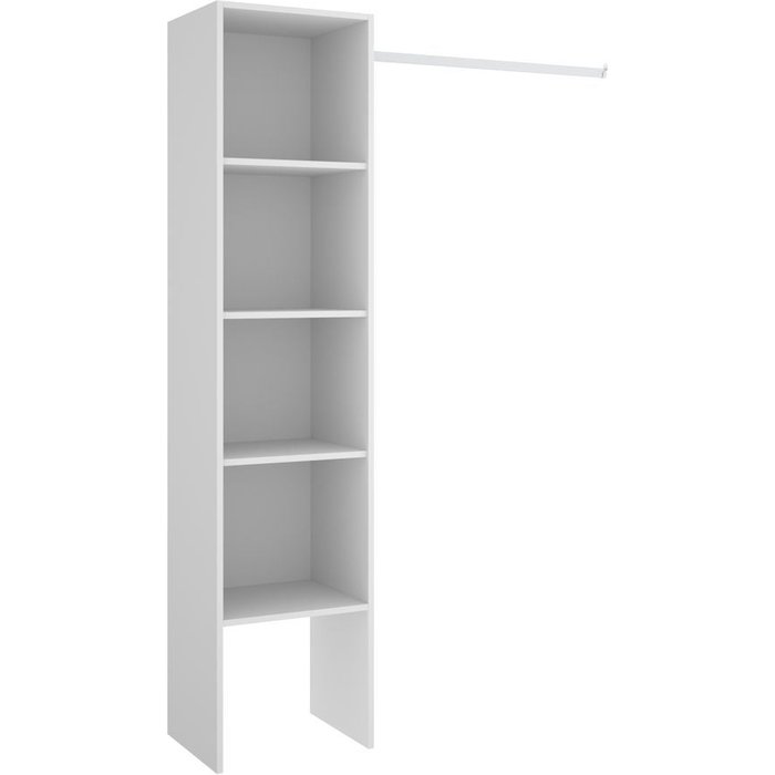 Suit armario kit vestidor columna y barra blanco