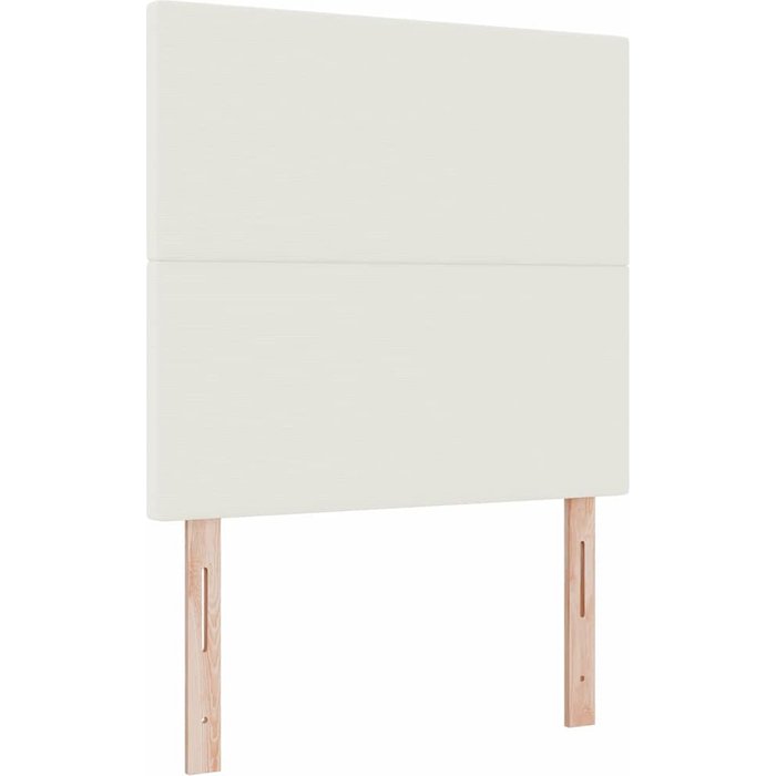 Cabecero cama - mueble cabecero crema 90 cm tela de pana