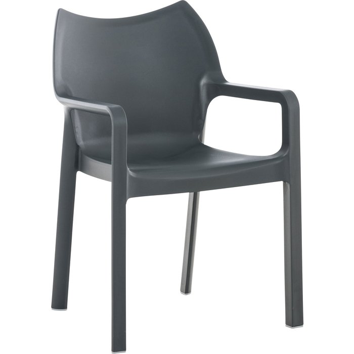 Silla diva gris oscuro