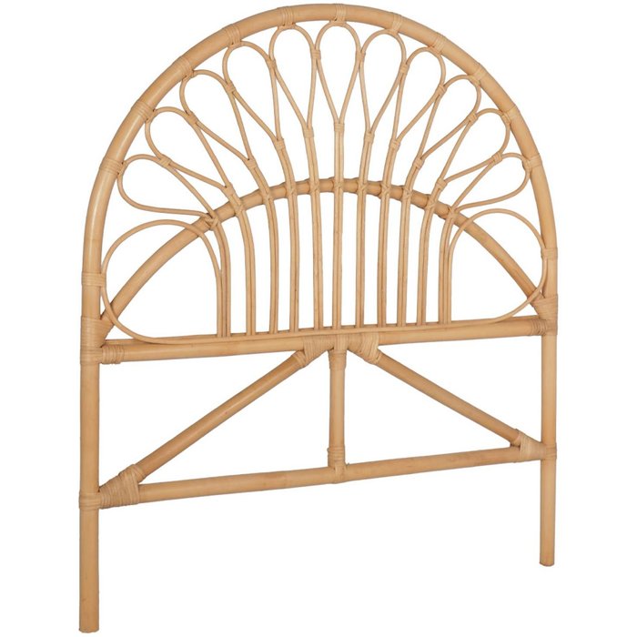 Cabecero de ratán natural - 90x90x100 cm