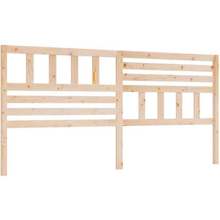 Cabecero de cama madera maciza de pino 186x4x100 cm - comfortxl